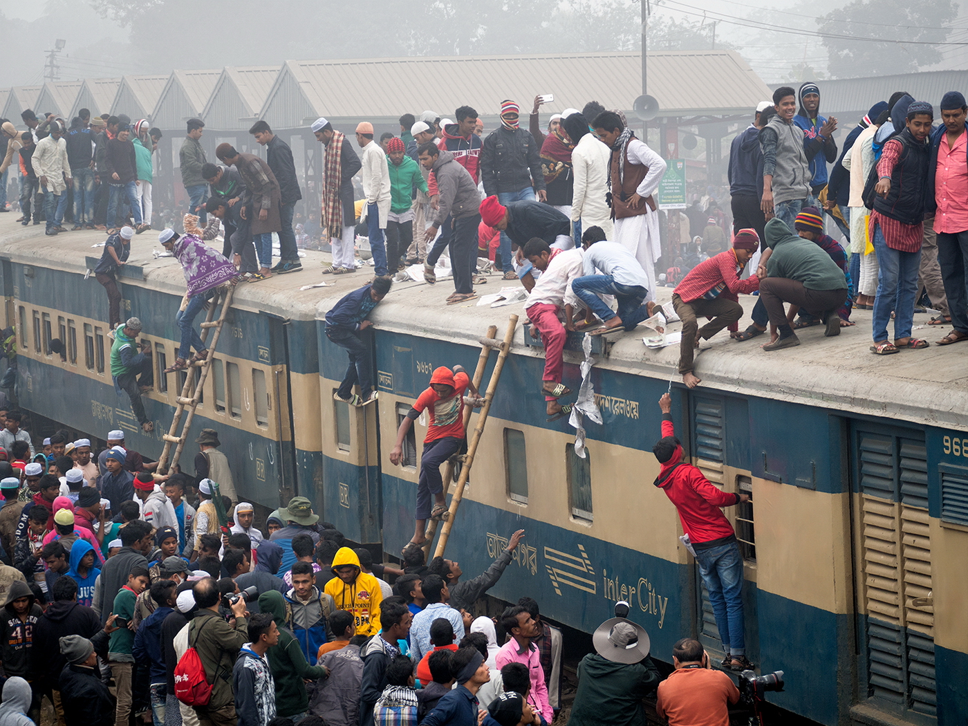 Ukončete nástup a výstup ...