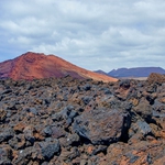 Měsíční krajina.