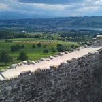 Pohled z Nünegg na Seetal a Alpy