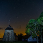 Kuželovský "větrák" pod hvězdami