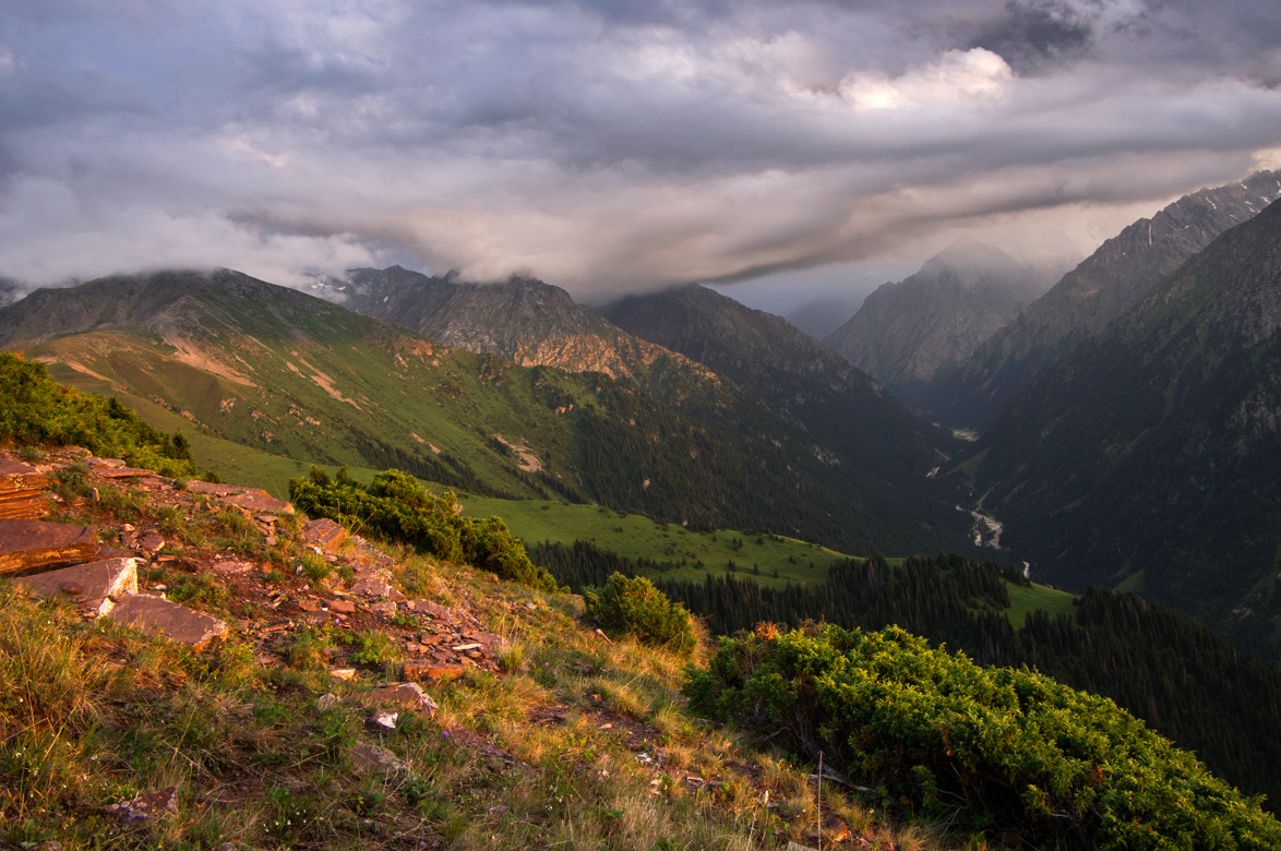 Kyrgyzstán dolina Karakol