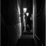 Toulky Prahou - schody na Loretánskou