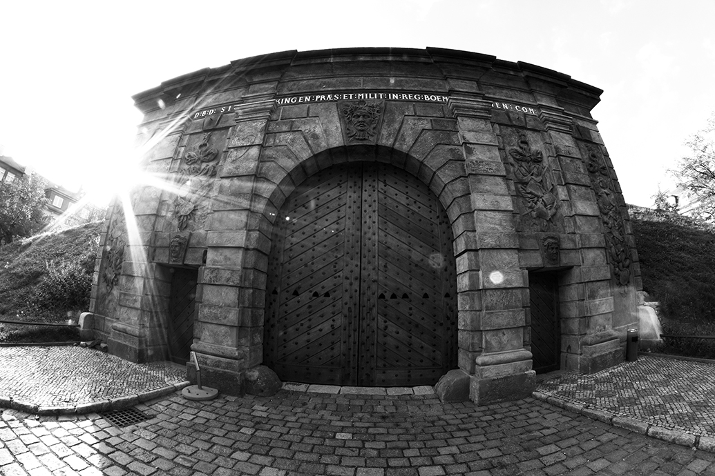 Písecká brána rybím okem