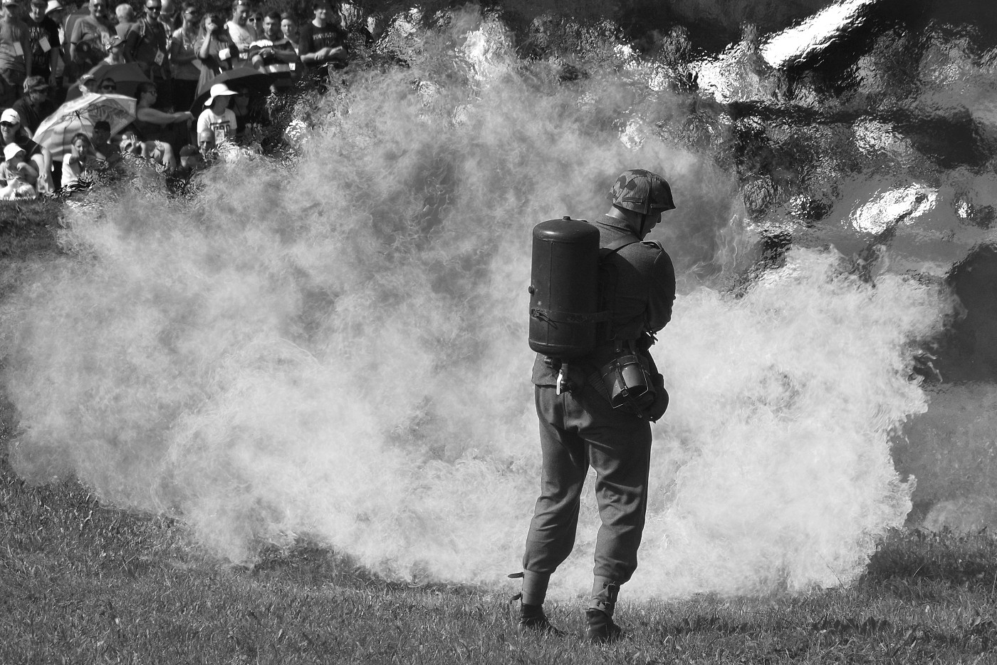 Nácvik s plamenometem