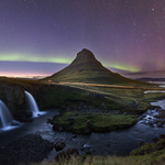 ..Polární záře nad Atlantikem..