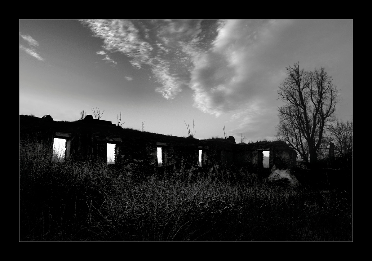 Urbex statku, rozednívání