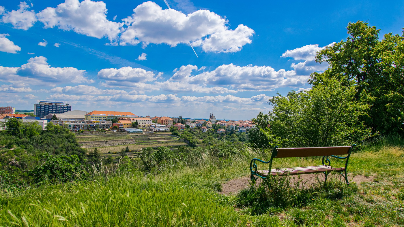 Znojmo-Hradiště, vyhlídka na Gránické údolí