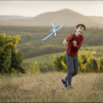 Házíme s klukem na kopci