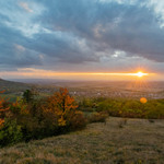 Podzimní západ slunce