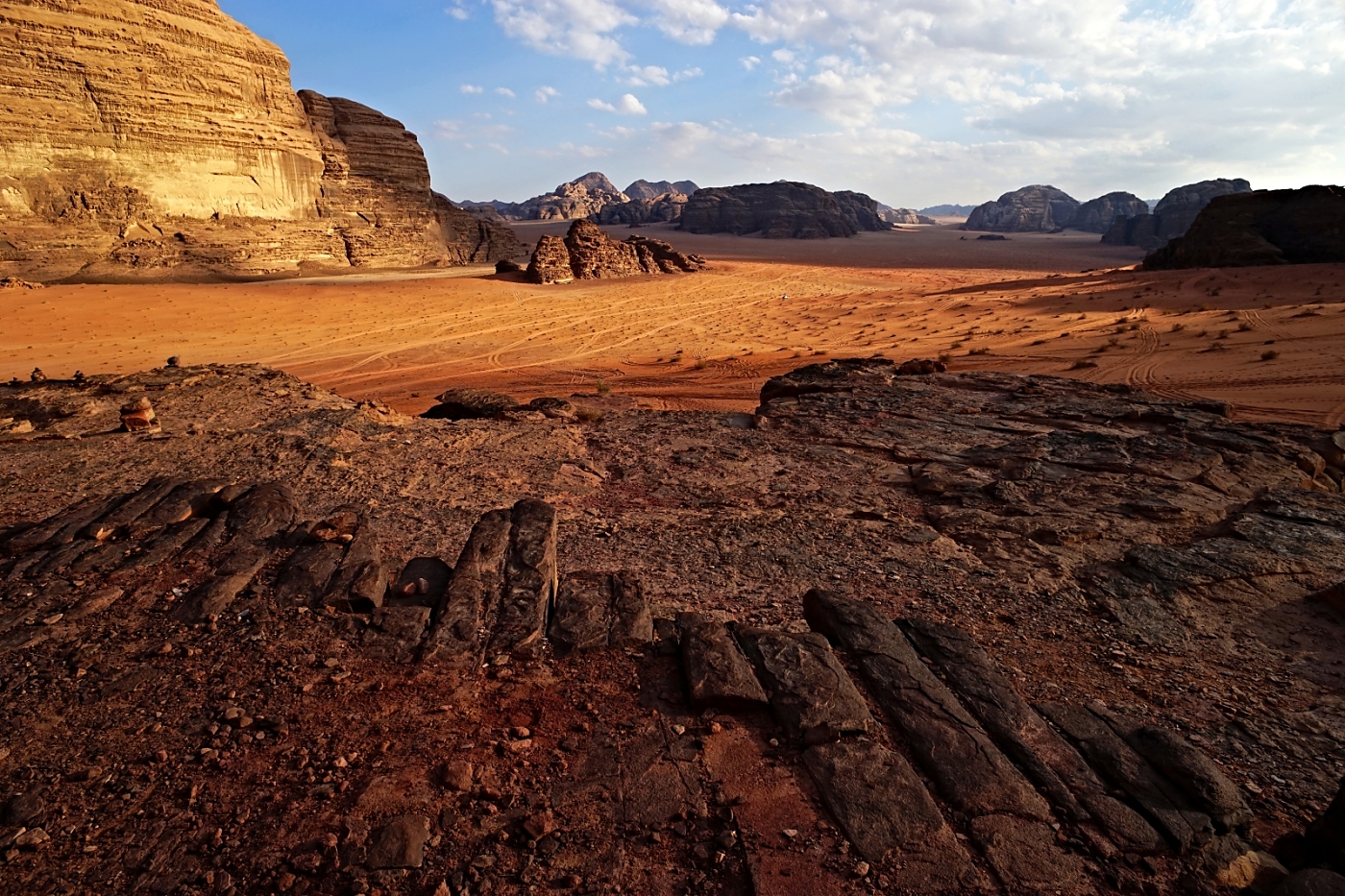 Stopy v krajině. Různé druhy (i)