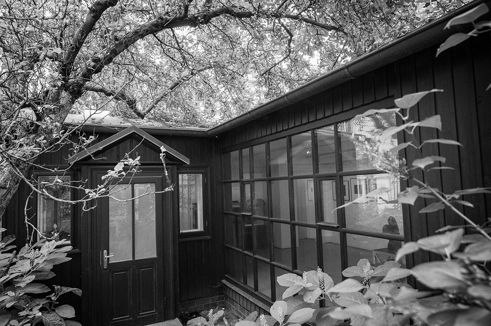 u fotografa v zahradě