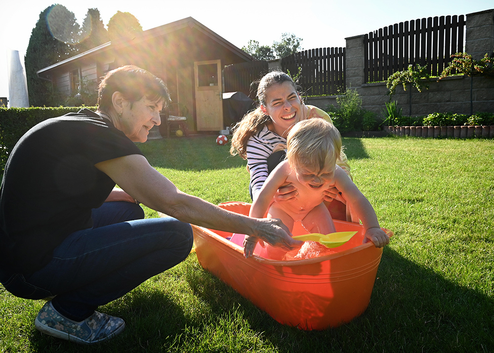 sunshine na zahradě