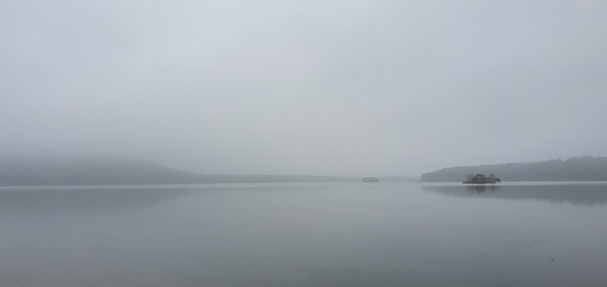 Mácháč v mlze snový....