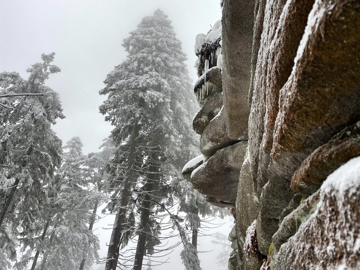 Kamenožrout právě dorazil na hory