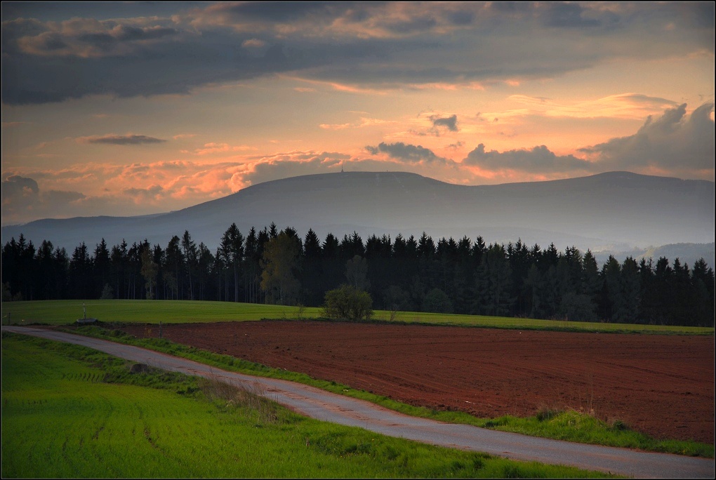 podvečer v Krkonoších