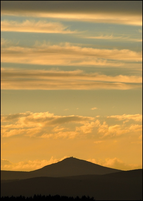 ....večerní Sněžka....