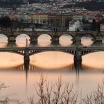 podvečerní Praha