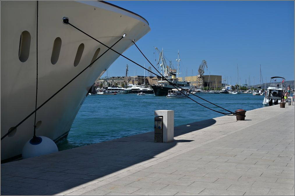 ..přístav Trogir..