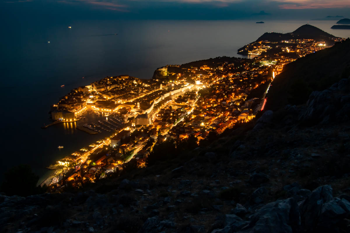 Noční Dubrovník