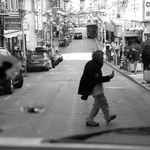 Bezdomovec se zmrzlinou