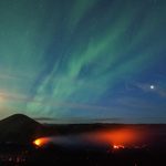 ..polárka nad sopkou..