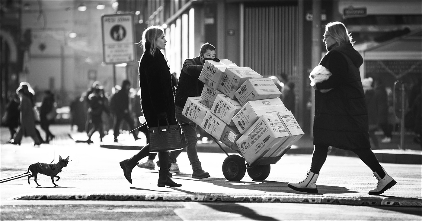 Situace na pěší zóně