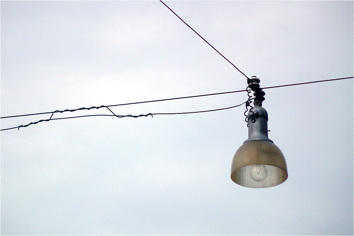 Pouliční lampa v Novaře