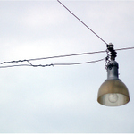 Pouliční lampa v Novaře