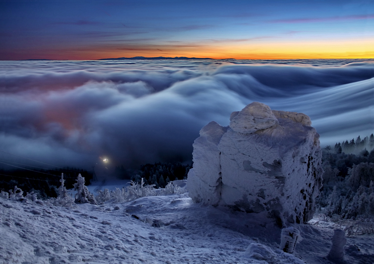 Krkonoše na horizontu
