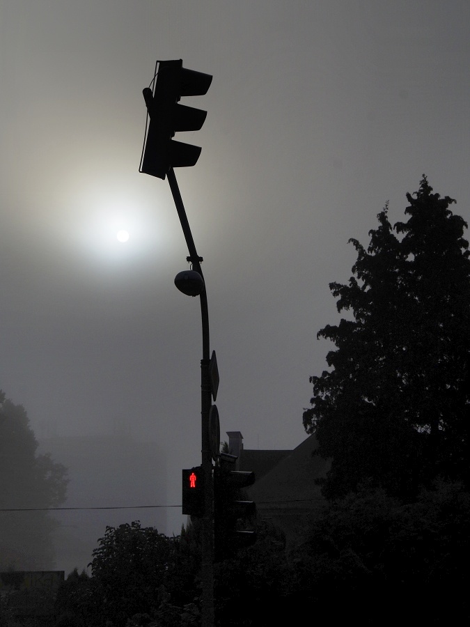 Fragmenty města - semafor